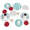 Big Dot of Happiness Let It Snow - Snowman - Holiday Party Giant Circle Confetti - Christmas Party Decorations - Large Confetti 27 Count